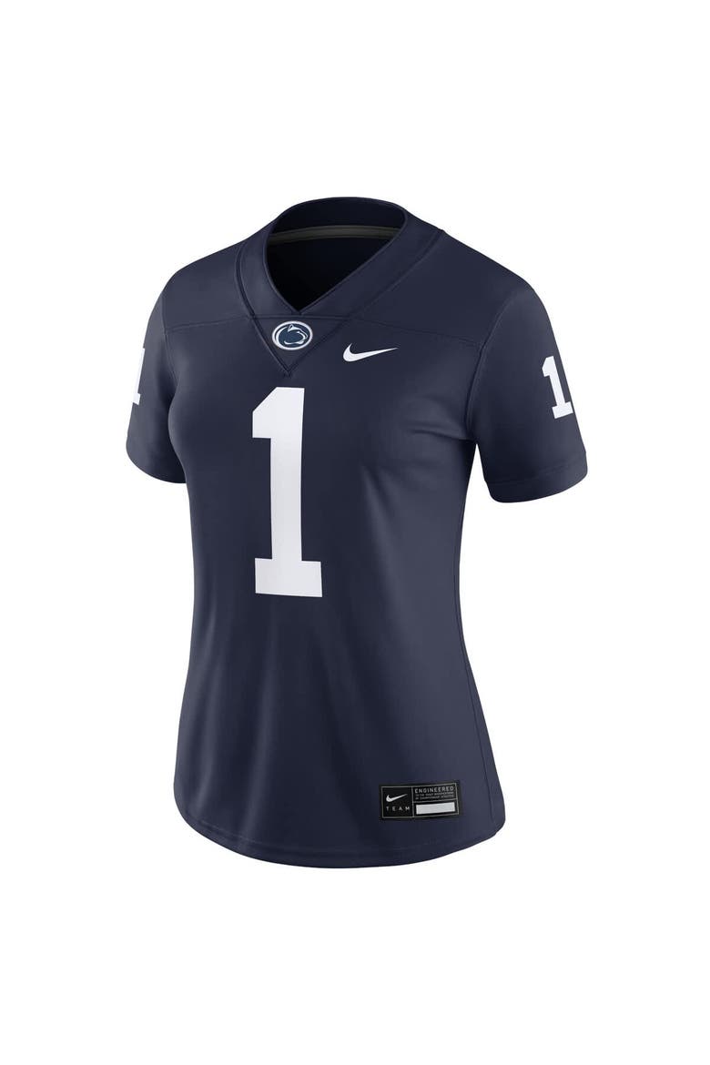 Women's Nike #1 Navy Penn State Nittany Lions Game Jersey, Alternate, color, Navy