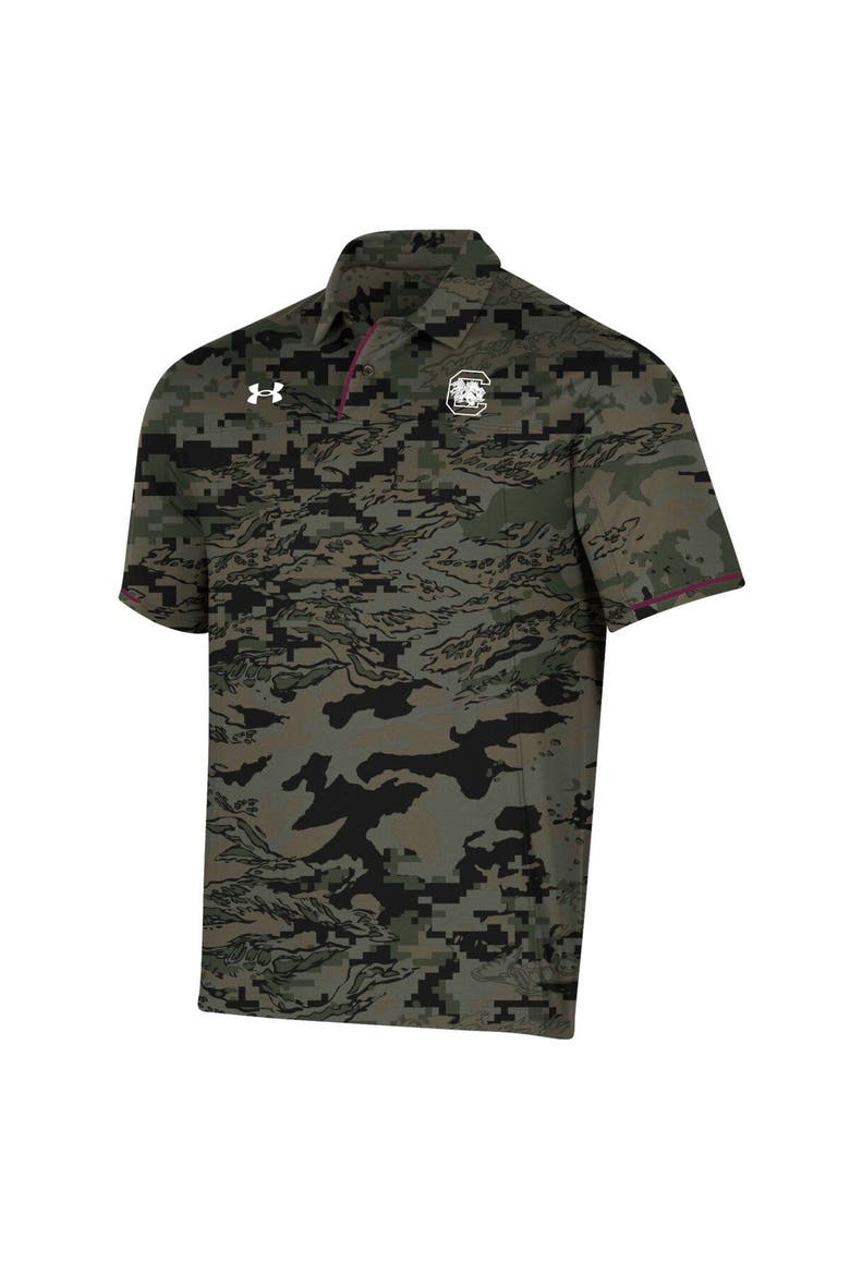 Men's Under Armour Camo South Carolina Gamecocks Freedom Polo, Alternate, color, Camo