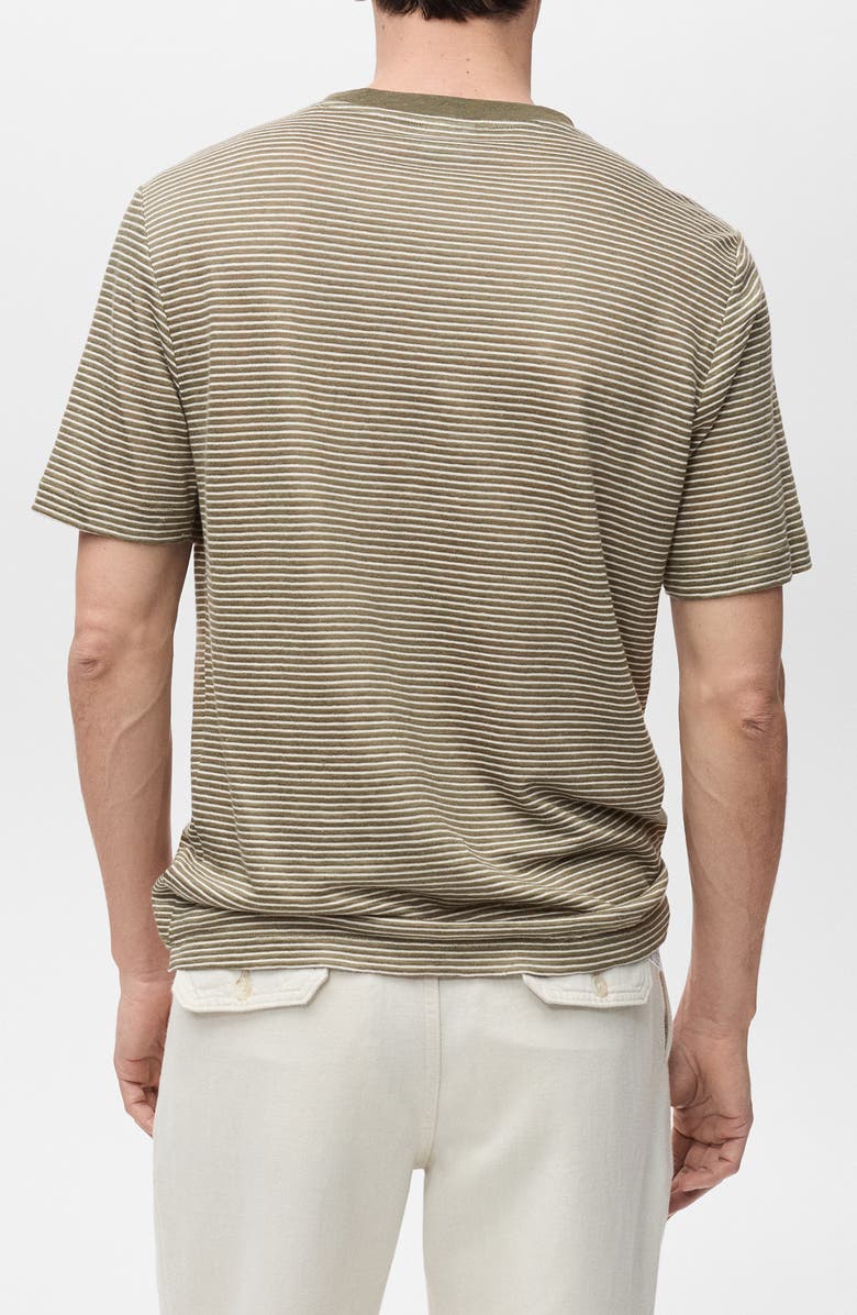 MANGO Regular Fit Stripe T-Shirt, Alternate, color, 
