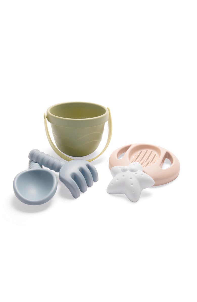 Dantoy Tiny BIO Beach Bucket Playset, 5 Pieces, Main, color, Multicolored