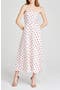 Josefina Strawberry Print Linen Blend Dress
