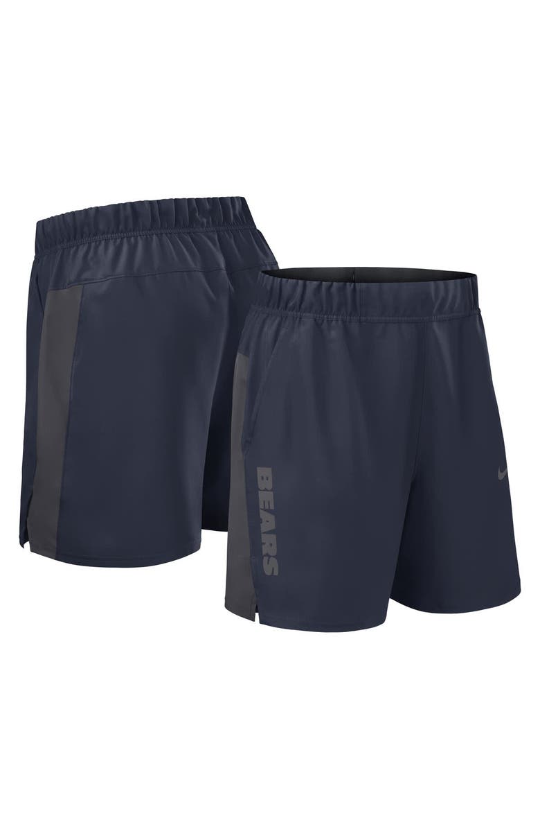 Nike Men's Nike Navy Chicago Bears Woven Victory Performance Shorts, Alternate, color, Navy