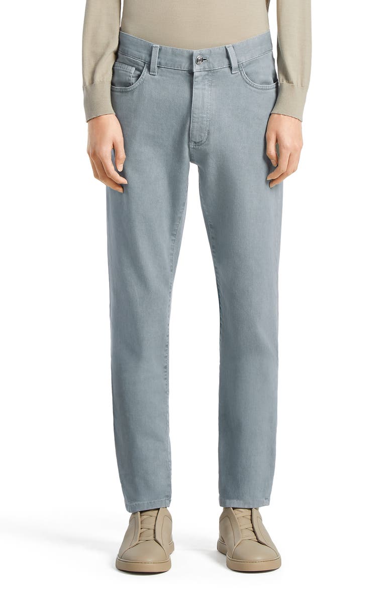 ZEGNA Garment Dyed City Fit Jeans, Main, color, 