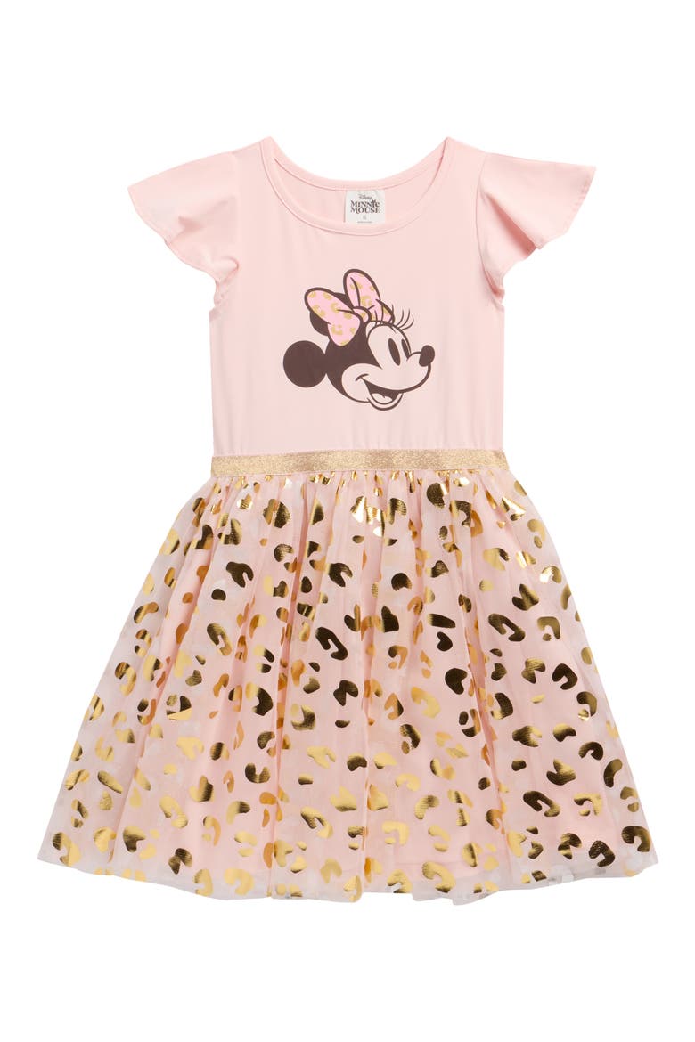 Kids' Minnie Mouse Ballerina Dress, Main, color, PINK