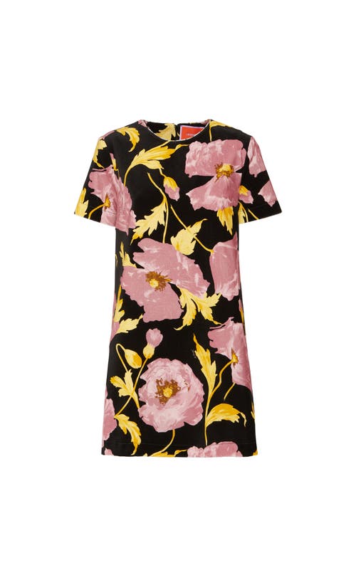 La Doublej Mini Swing Dress In Sylph Black