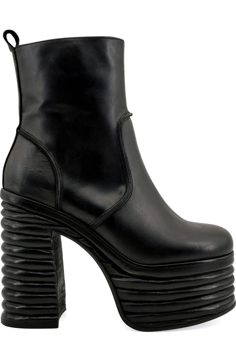 ZIGI Argelia Waterproof Platform Bootie, Alternate, color, Black