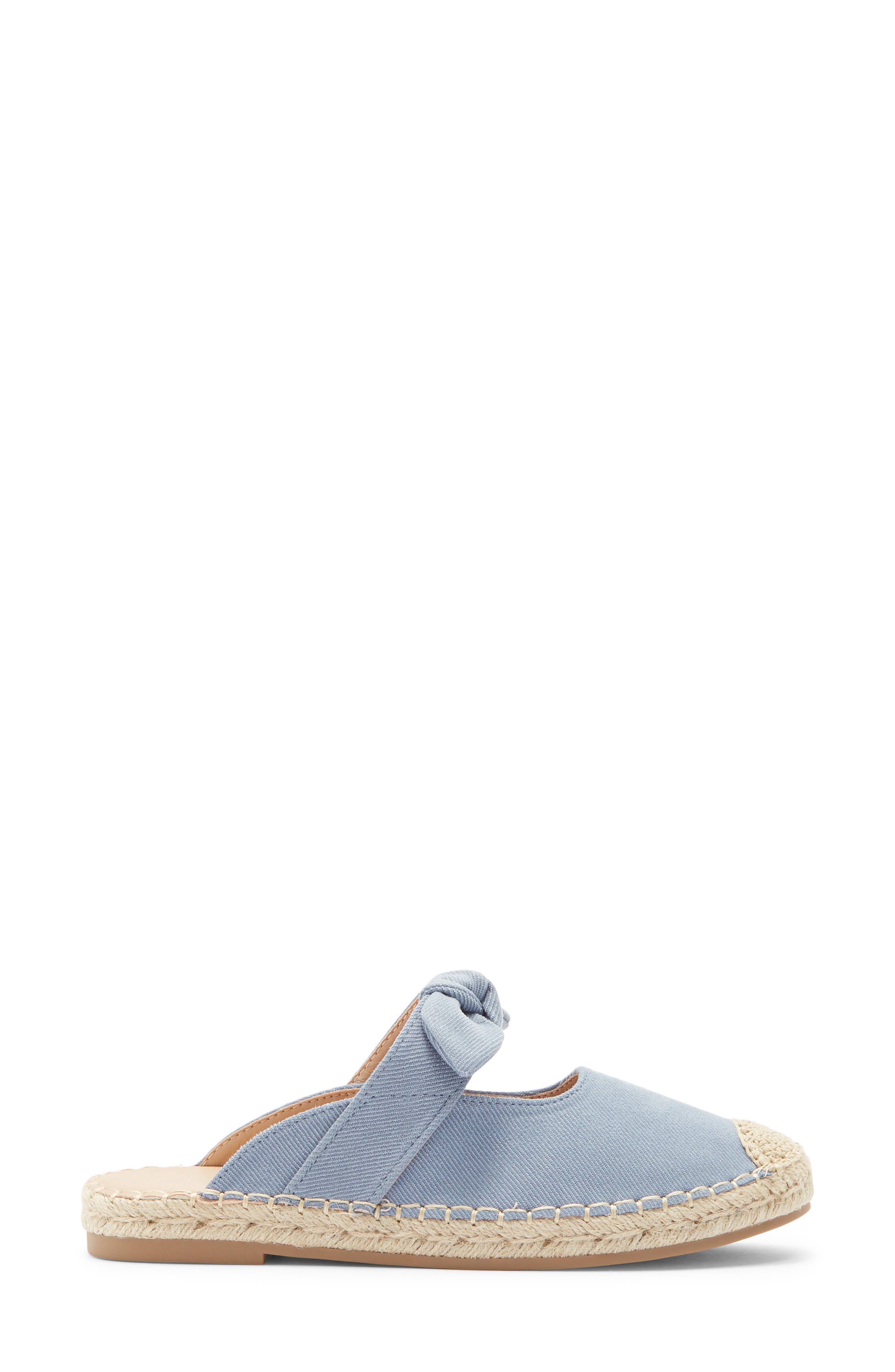 TOP MODA Brussels Denim Mule, Alternate, color, Blue Denim