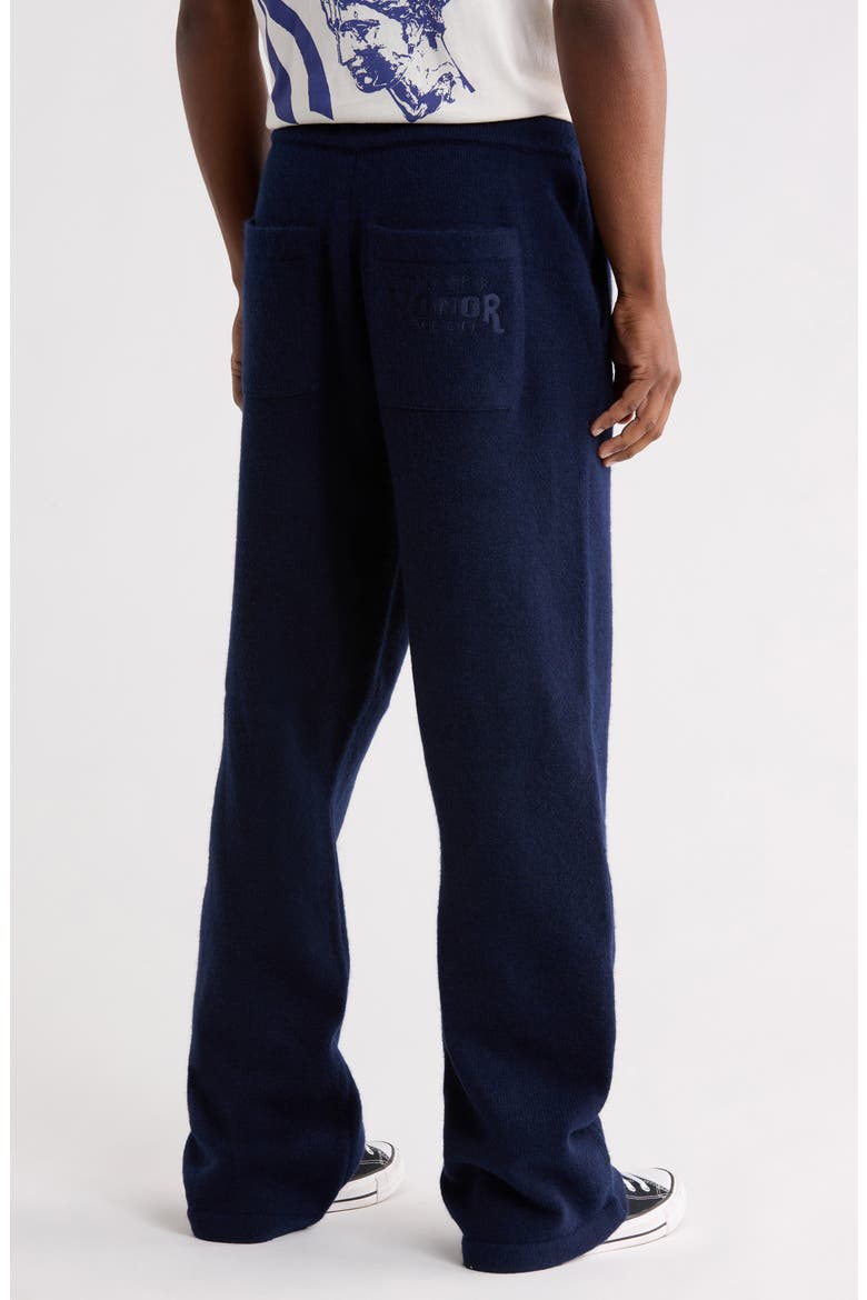 Art Knit Pants, Alternate, color, NAVY
