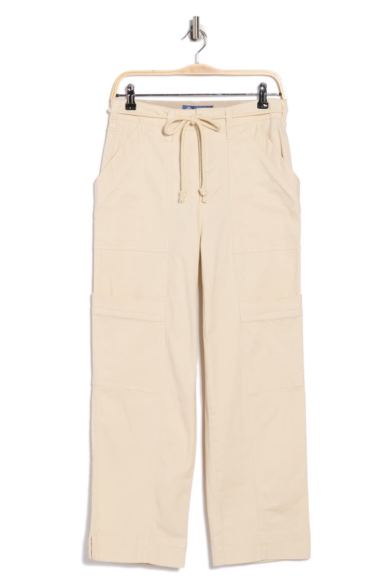 'Ab'Solution Utility Skyrise Ankle Pants, Alternate, color, ECRU