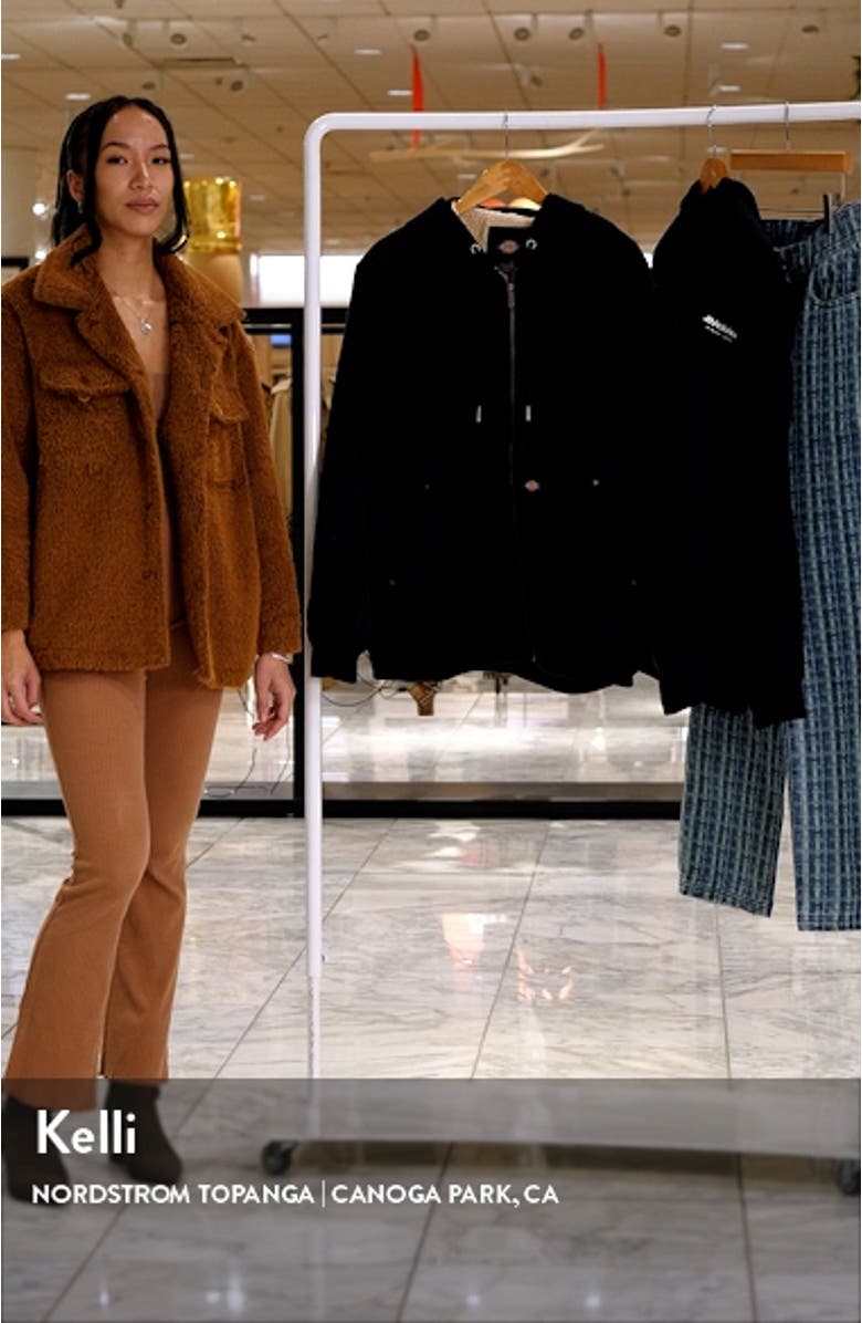 Duck Fleece Lined Hooded Bomber Jacket, sales video thumbnail