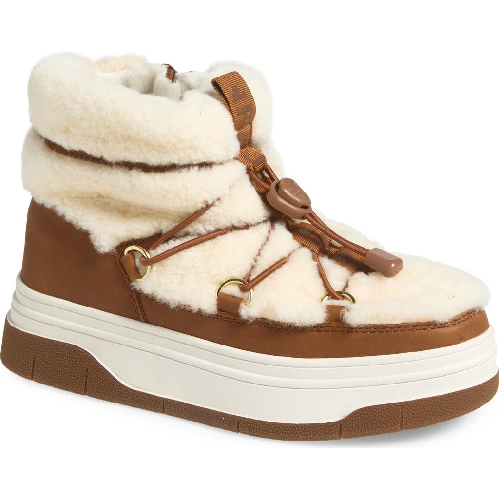 PAJAR PAJAR JANIE WATERPROOF FAUX SHEARLING PLATFORM BOOTIE