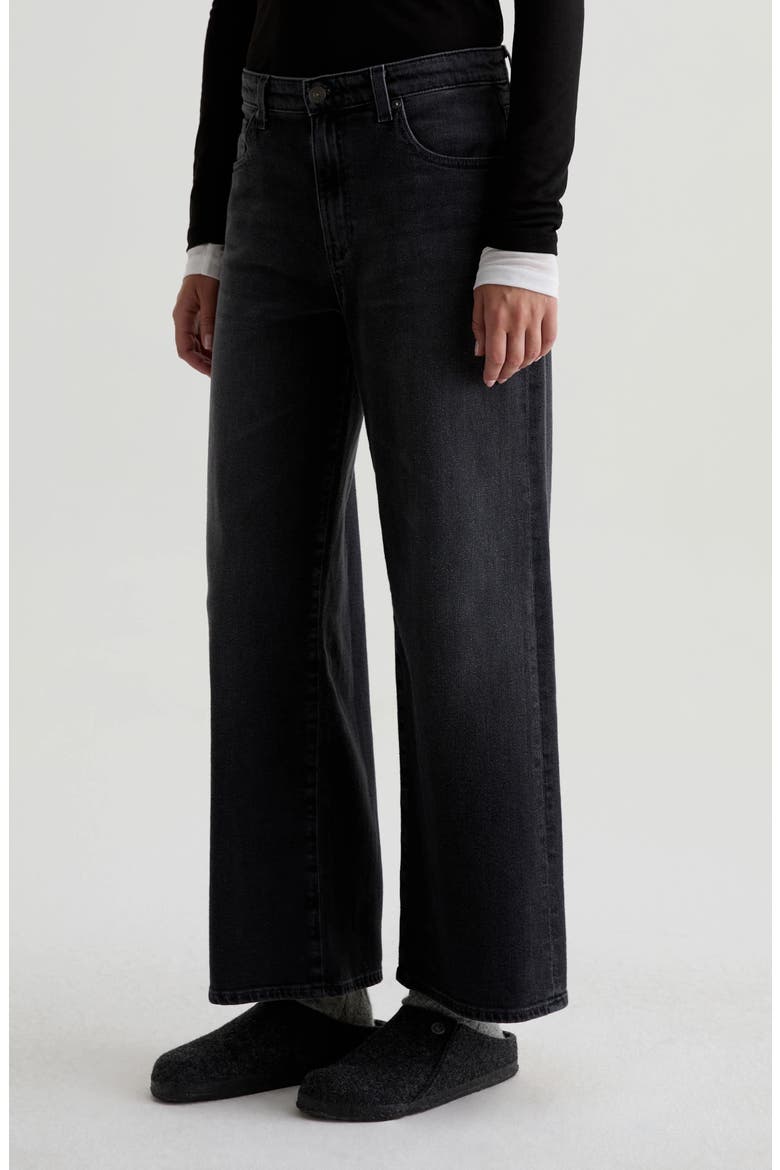 Saige Mid Rise Ankle Wide Leg Jeans, Alternate, color, NEBULA