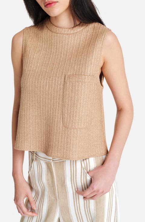 Short Lived Sleeveless Hemp Top