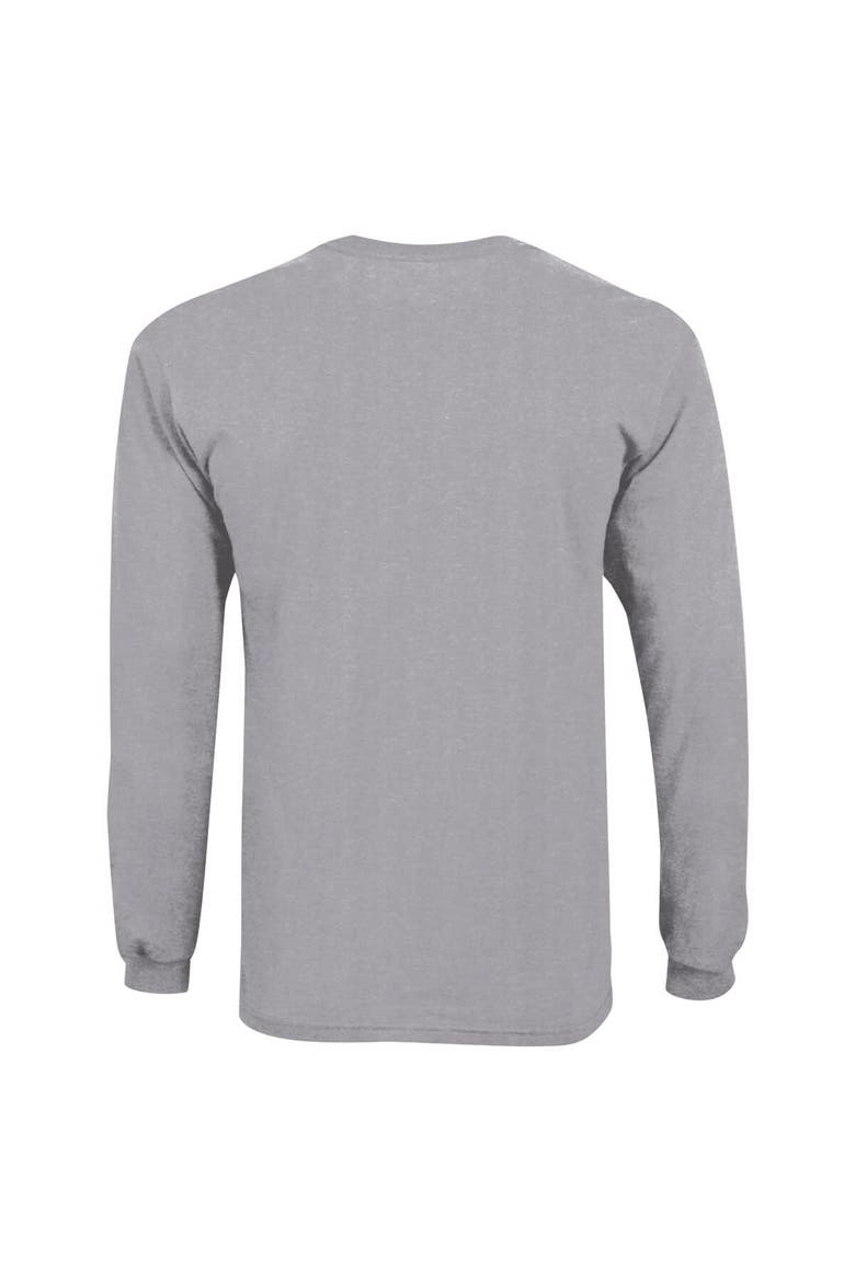 Youth Champion Gray Alabama Crimson Tide Distressed Arch Over Logo Long Sleeve T-Shirt, Alternate, color, Gray