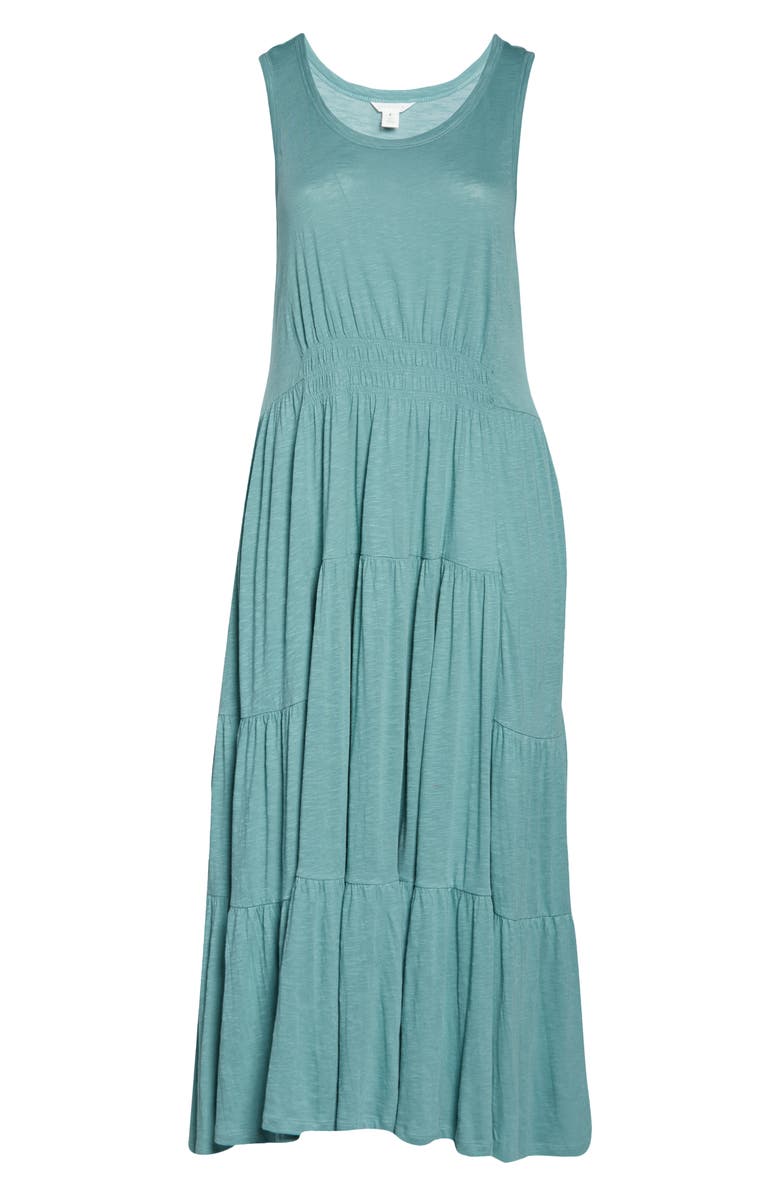 Caslon<sup>®</sup> Tiered Smocked Waist Maxi Dress, Alternate, color,