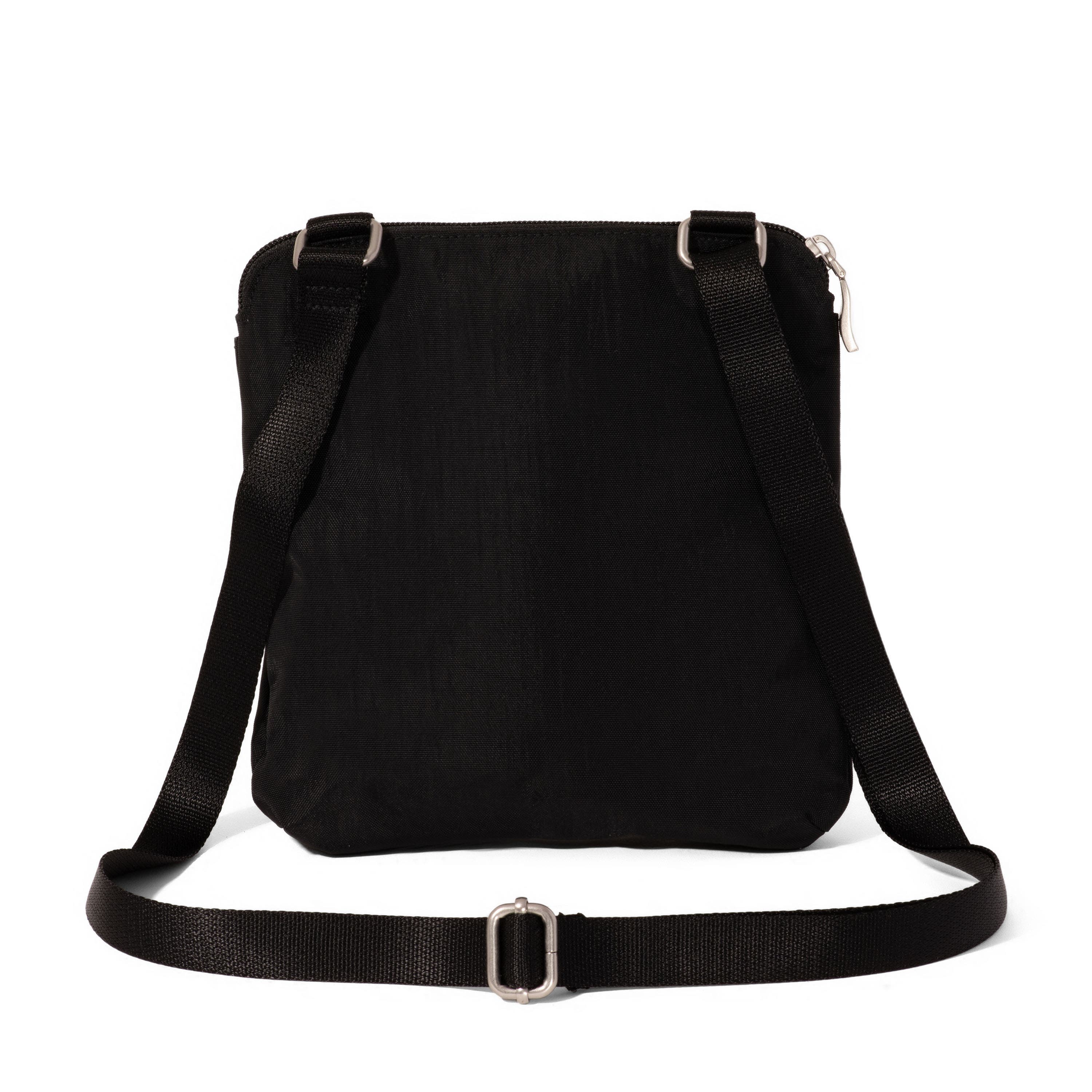 BAGGALLINI Coastal Flip Lock Mini Crossbody, Alternate, color, Black