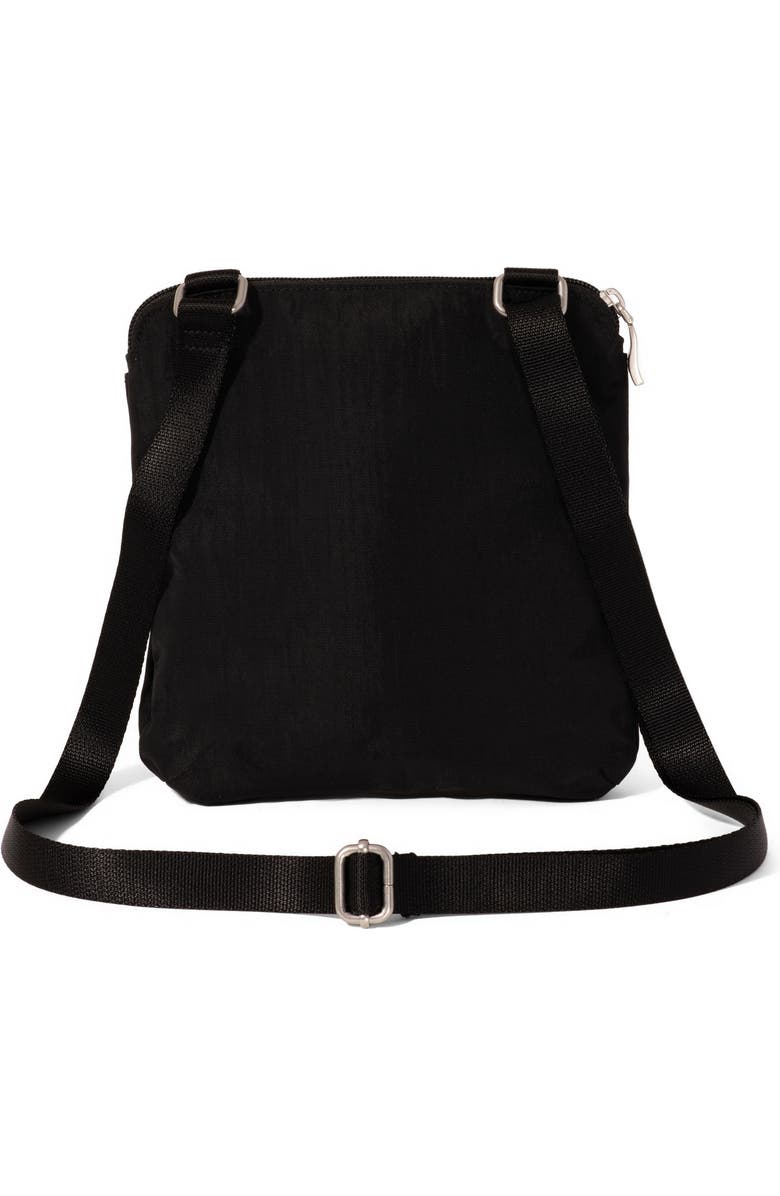 BAGGALLINI Coastal Flip Lock Mini Crossbody, Alternate, color, Black