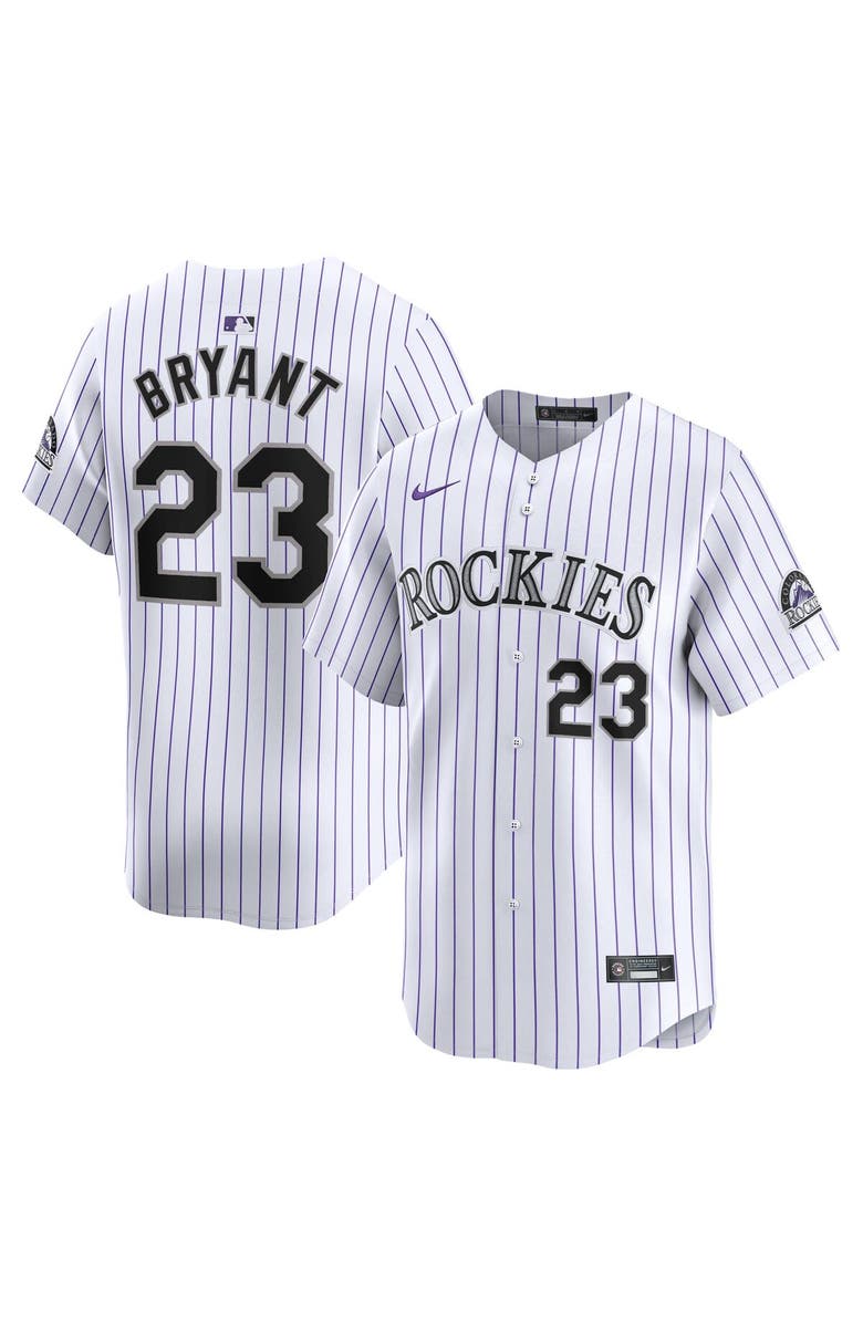 Nike Men's Nike Kris Bryant White Colorado Rockies Home Limited Player Jersey, Alternate, color, White