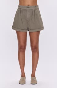 Pistola Felix High Waist Stretch Cotton Shorts
