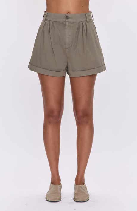 Pistola Felix High Waist Stretch Cotton Shorts
