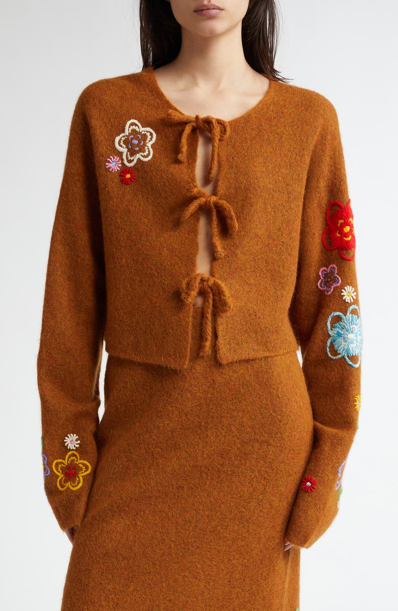 YanYan Fafa Alpaca & Wool Blend Cardigan, Main, color, 