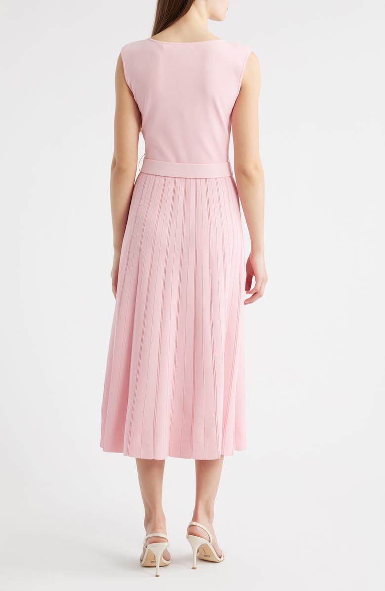Elie Tahari The Sumner Sleeveless Knit Midi Dress, Alternate, color,