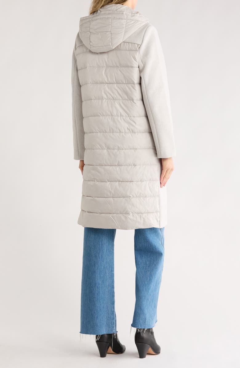 Sam Edelman Hooded Anorak Jacket, Alternate, color, Pale Grey