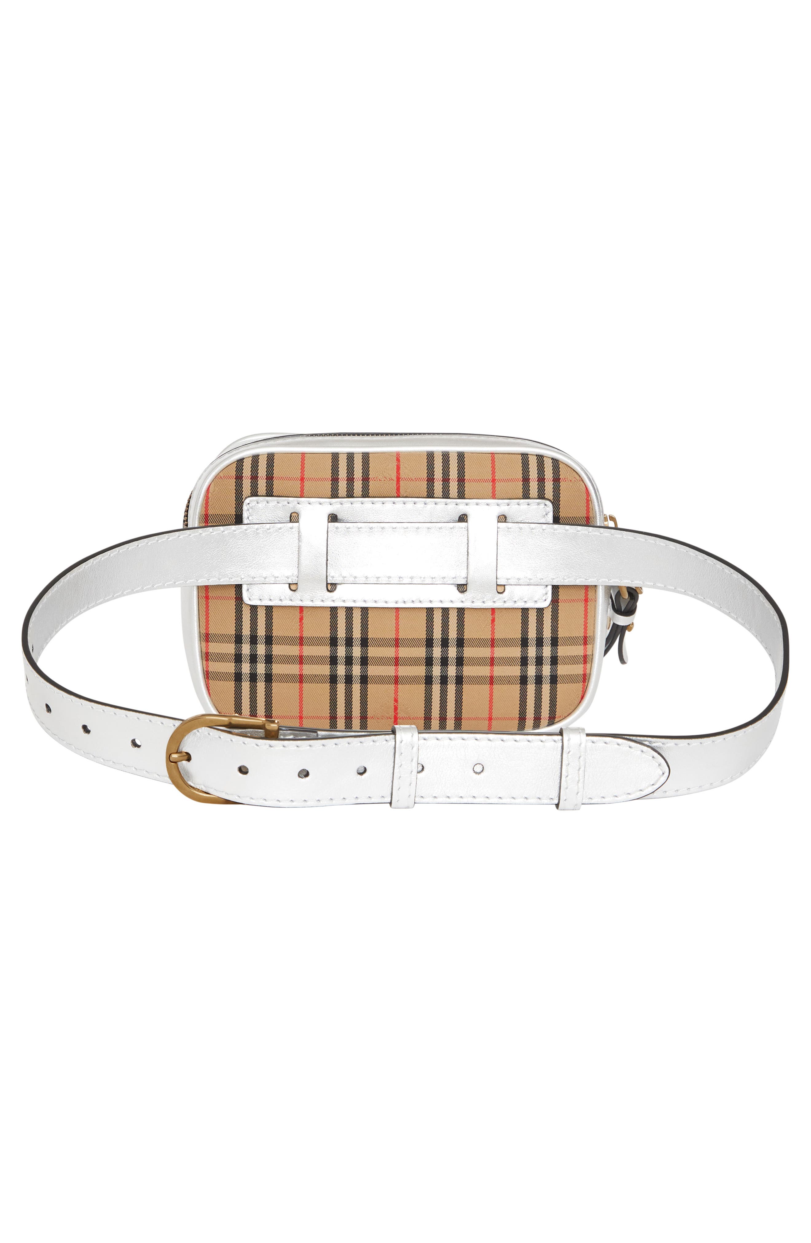 Burberry Vintage Check Link Bum Bag, Alternate, color, 