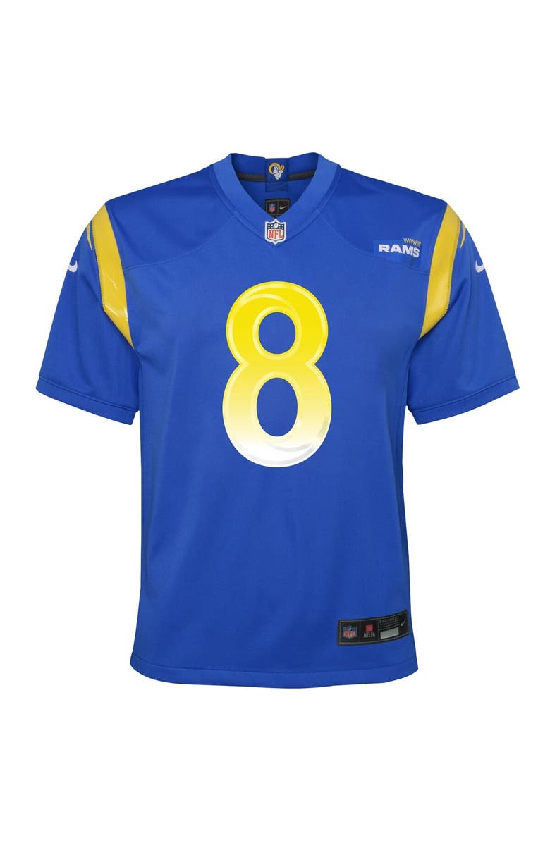 Nike Youth Nike Jared Verse Royal Los Angeles Rams Team Game Jersey, Alternate, color, Royal