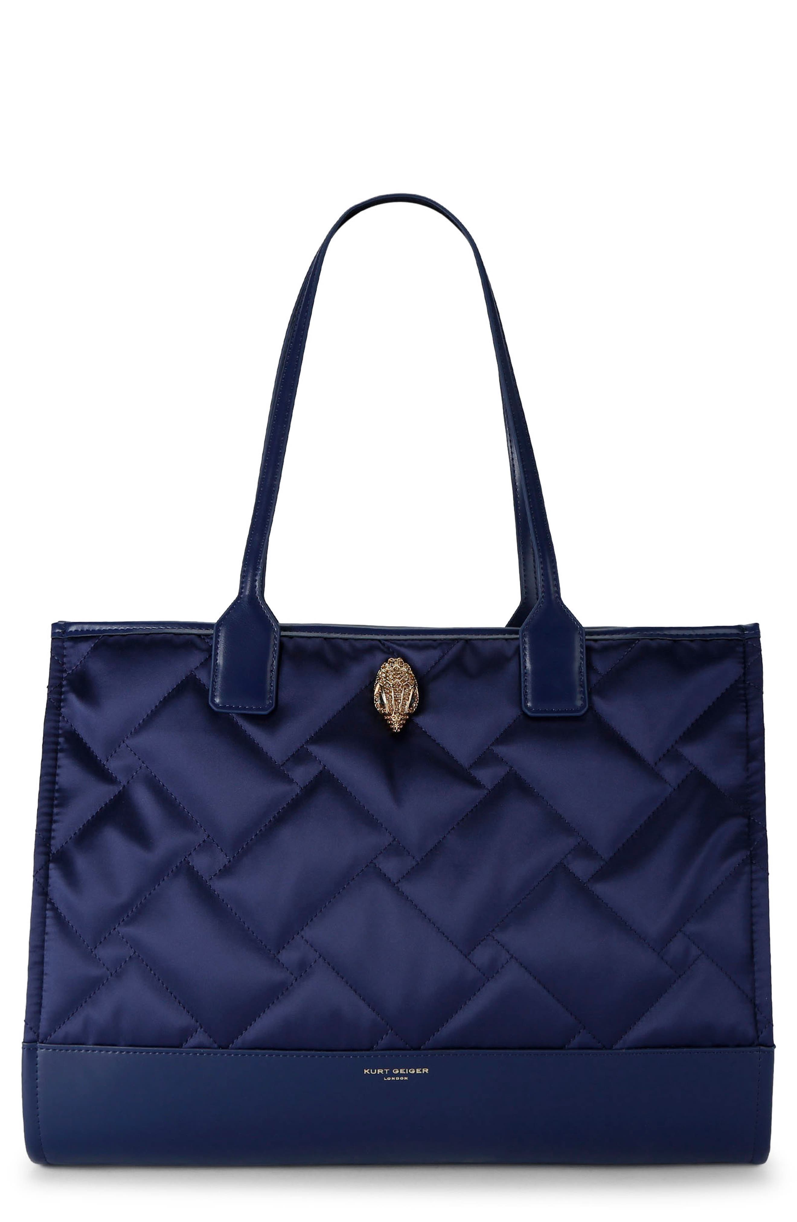 Kurt Geiger London Quilted Shopper Bag, Main, color, 