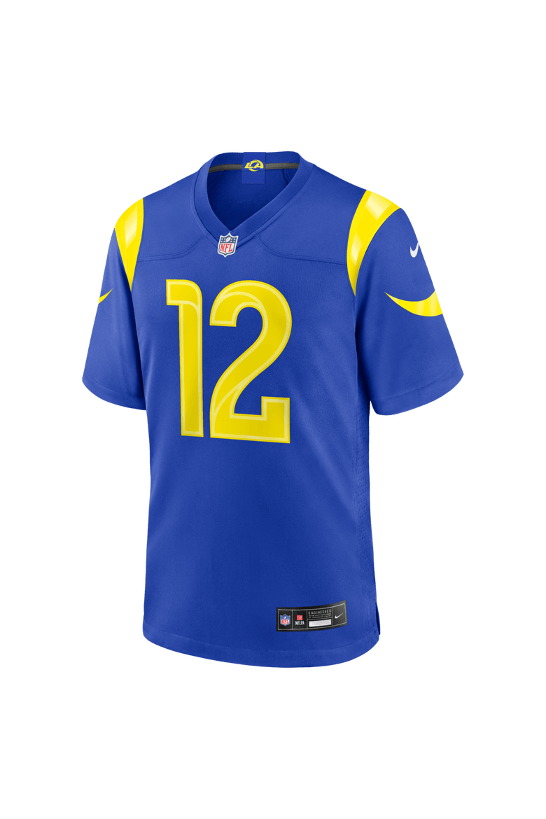 Men's Nike Puka Nacua Royal Los Angeles Rams Team Game Player Jersey, Alternate, color, Royal