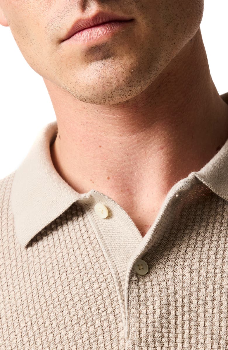 Rodd & Gunn Amberley Diamond Jacquard Cotton Polo Sweater, Alternate, color, 