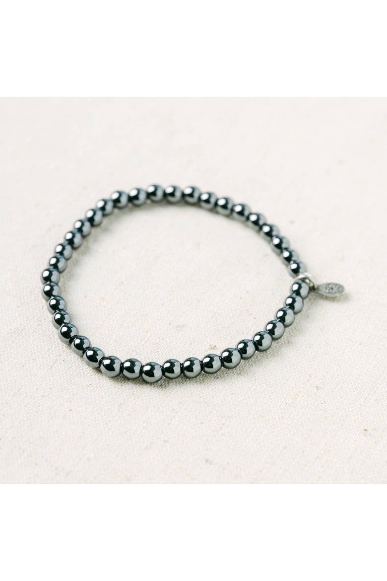 Hematite Energy Bracelet, Alternate, color, Dark Gray