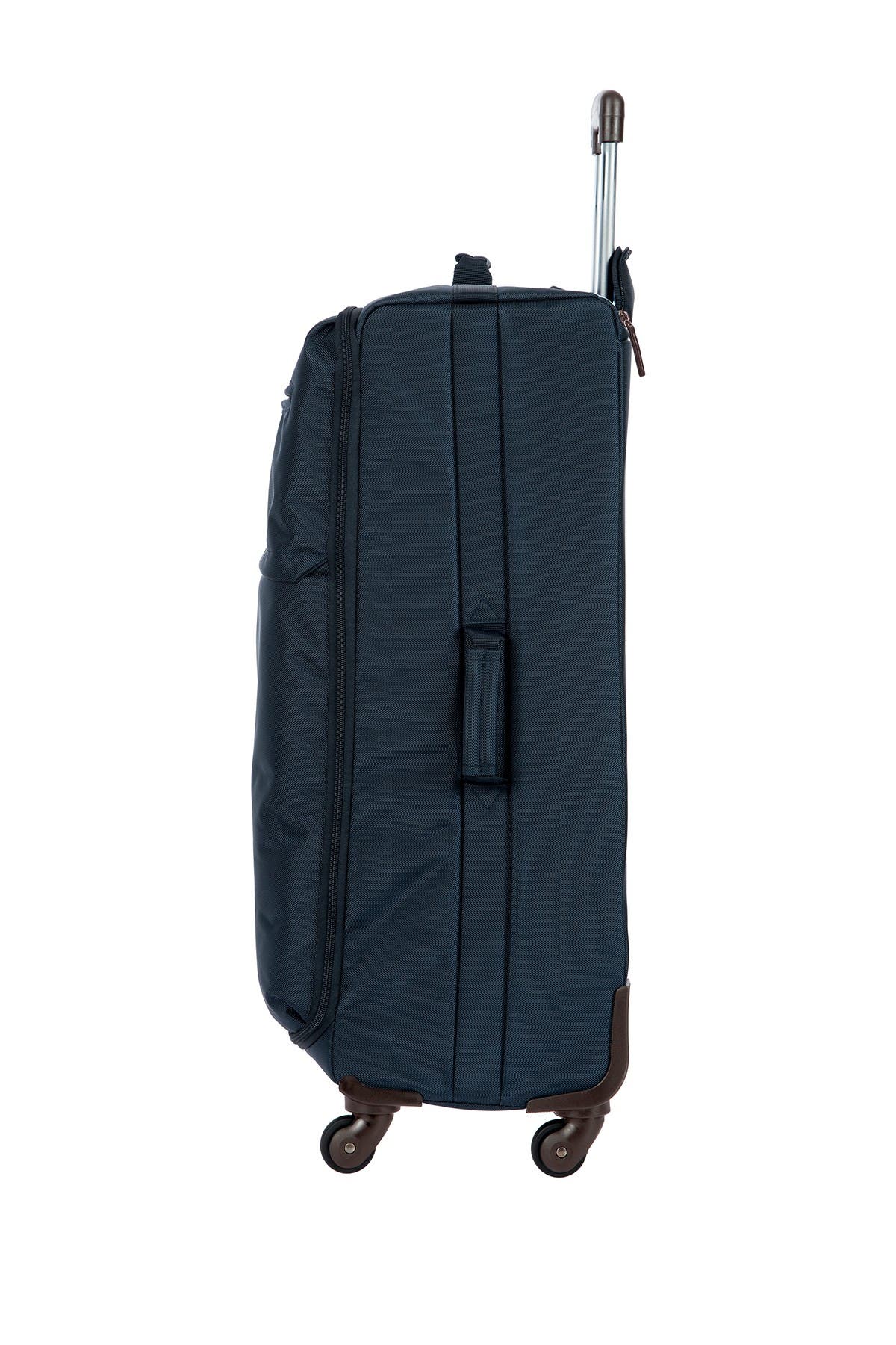 Bric's 30" Nylon Spinner with Frame Suitcase, Alternate, color, Blue/Dark Brown