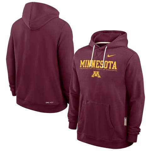 Men's Nike Maroon Minnesota Golden Gophers 2025 Sideline Standard Issue Dri-FIT Hoodie