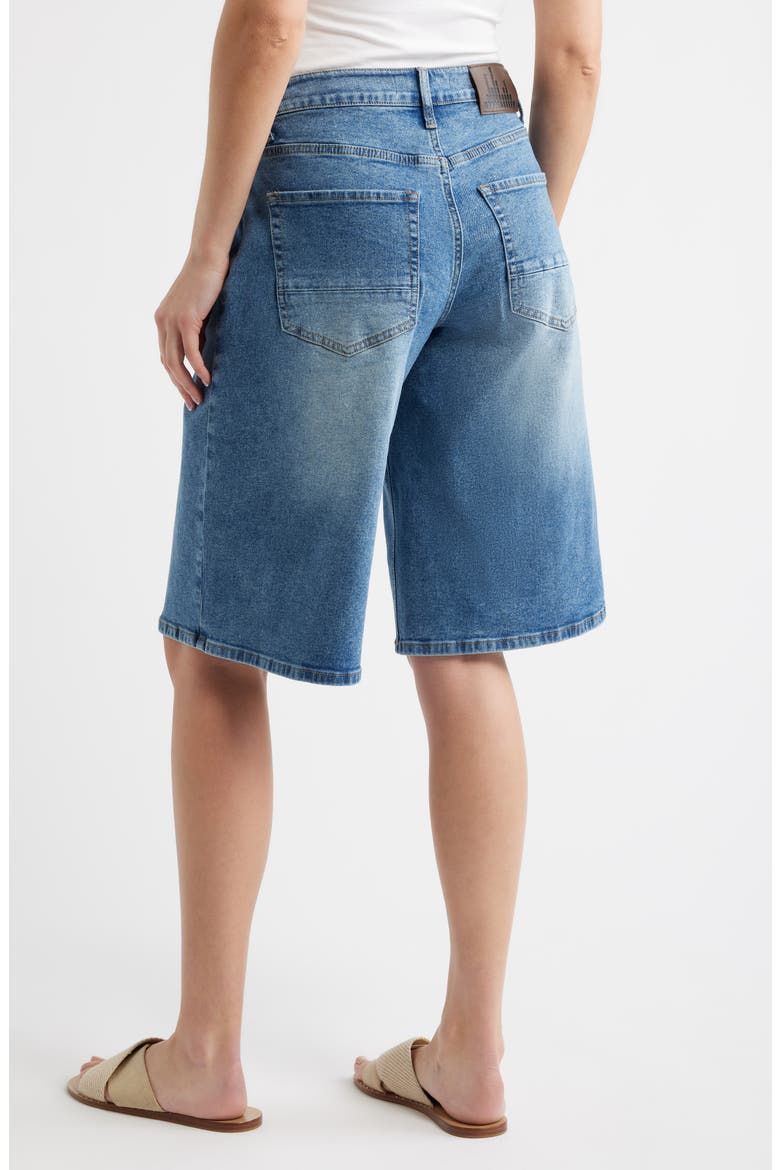 Relaxed Denim Shorts, Alternate, color, VINTAGE WHISKER