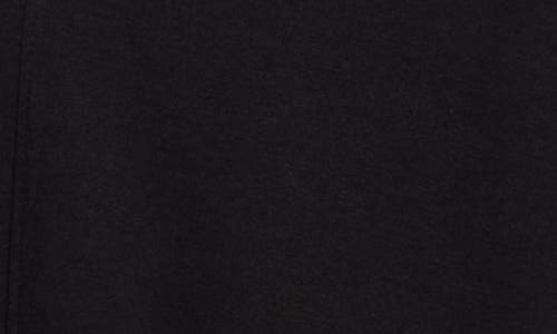 Yogalicious Side Pocket Open Front Fleece Hoodie In Black