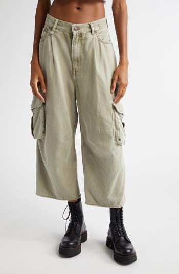 【R13】 クロップド マルチポケット カーゴ R13 Multipocket Crop Cargo Jeans | Nordstrom