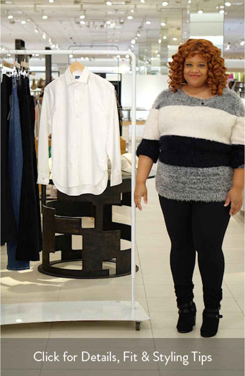 Relaxed Fit Cotton Oxford Button-Up Shirt, sales video thumbnail