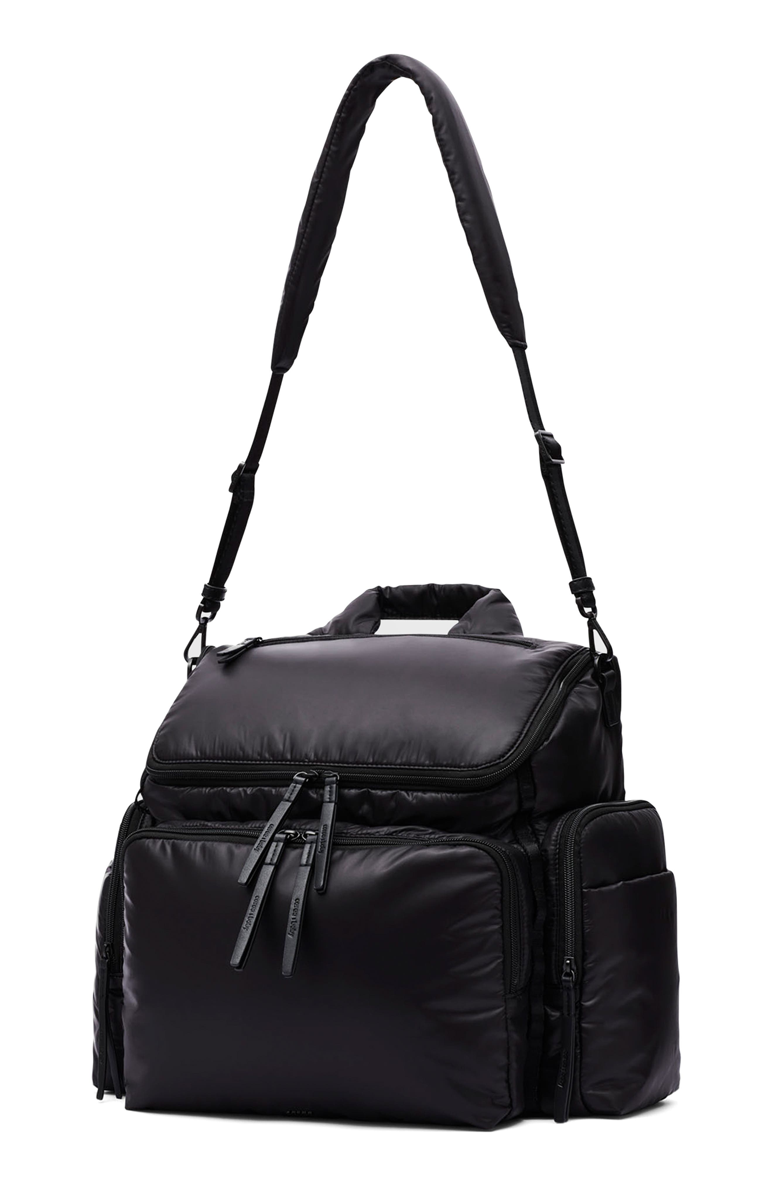 Caraa Large Baby Bag Diaper Bag, Alternate, color, Black