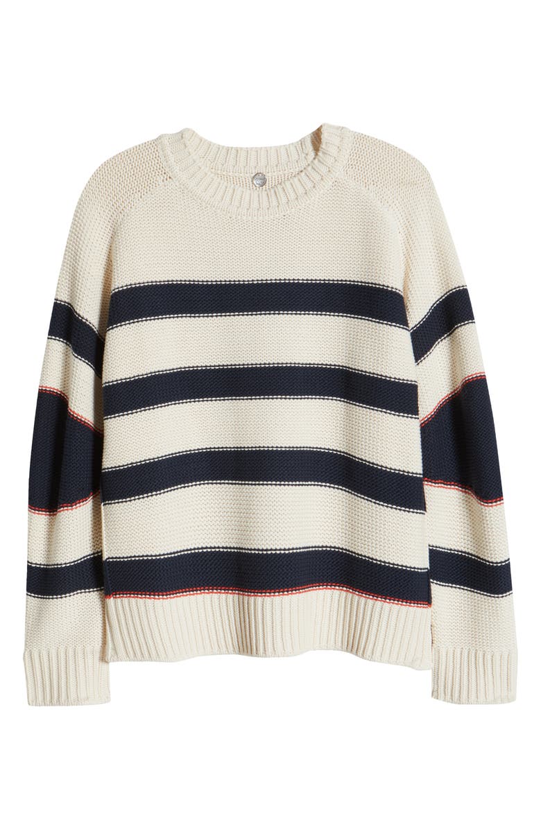 MARGARET O'LEARY Angle Stripe Sweater, Alternate, color, 