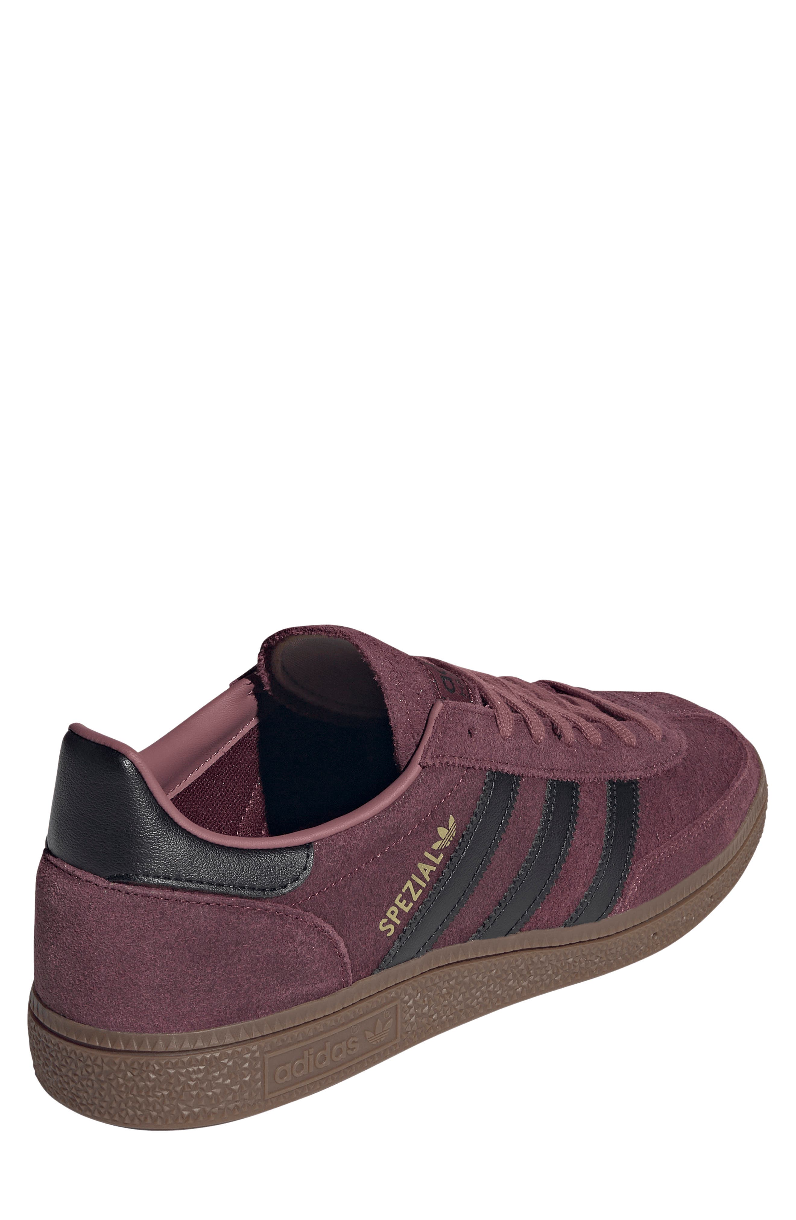 Gender Inclusive Handball Spezial Sneaker, Alternate, color, MAROON/ CORE BLACK/ GUM