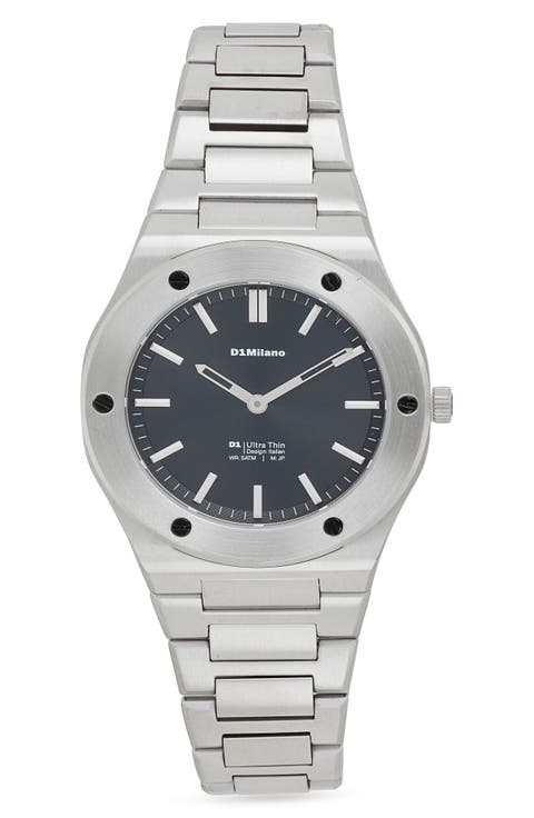 Obsidian Sealed Ultra Thin Bracelet Watch, 39mm