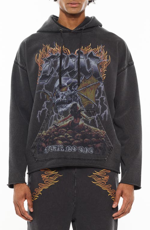 Cult Of Individuality Graphic Hoodie Sweatshirt In Gray