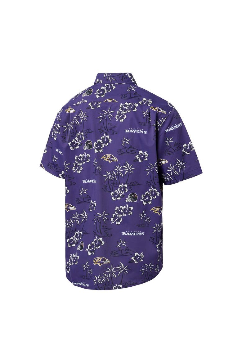 Men's Reyn Spooner Purple Baltimore Ravens Kekai Button-Up Shirt, Alternate, color, Purple