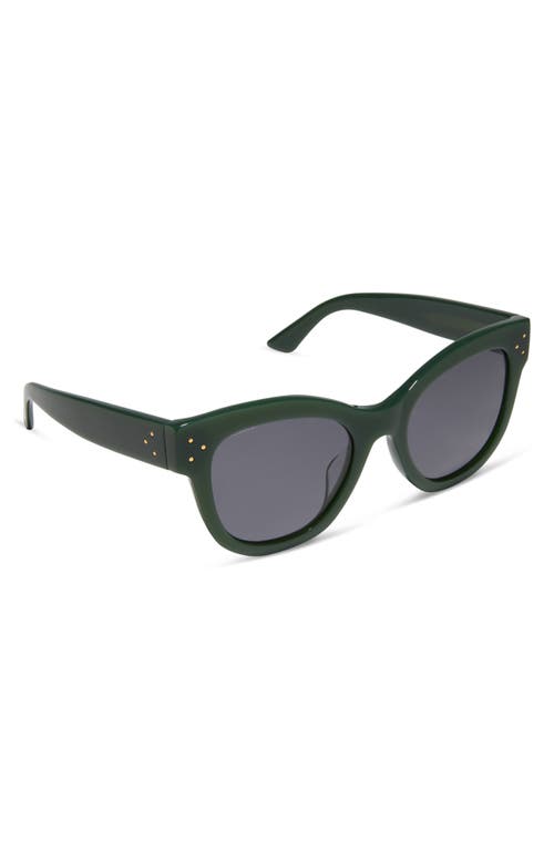 Diff Eva 53mm Cat Eye Sunglasses In Green