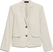 Theory Linen Blend Shrunken Blazer