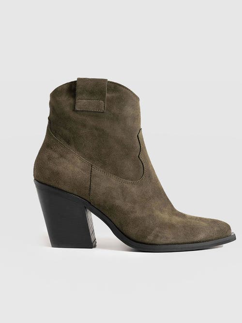Saint + Sofia Dallas Mid Boot In Green