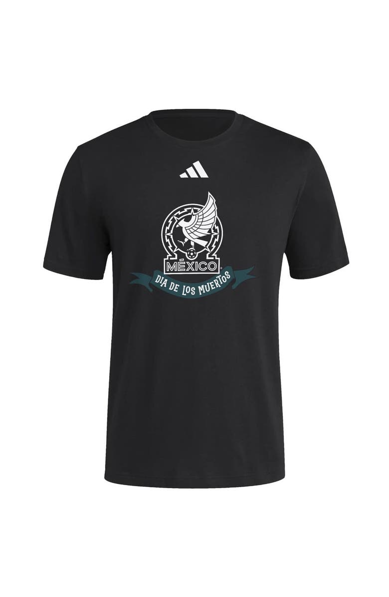 adidas Men's adidas Black Mexico National Team Día De Los Muertos Mariachi T-Shirt, Alternate, color, 