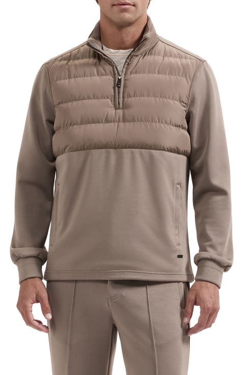 Soft Touch Quilted Quarter Zip Pullover